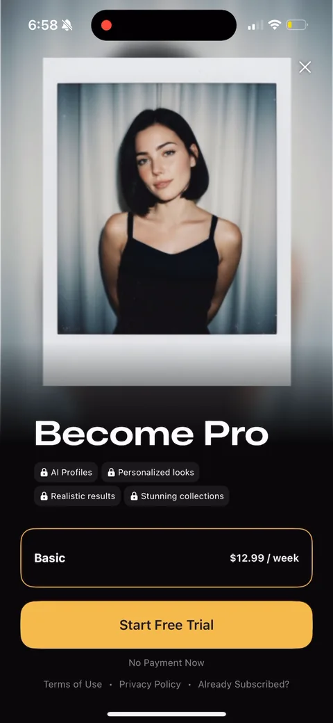 Pose onboarding screen 10: Second paywall, triggered when you tap a locked pack