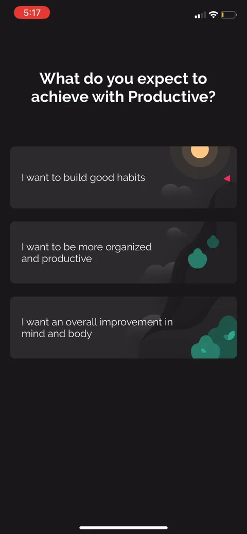 Productive onboarding screen 16: 