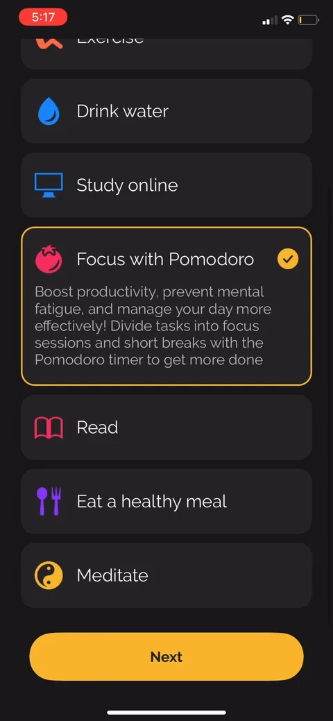 Productive onboarding screen 27