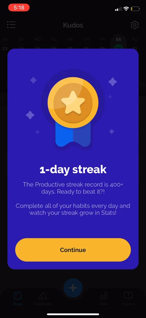 Productive onboarding screen 47