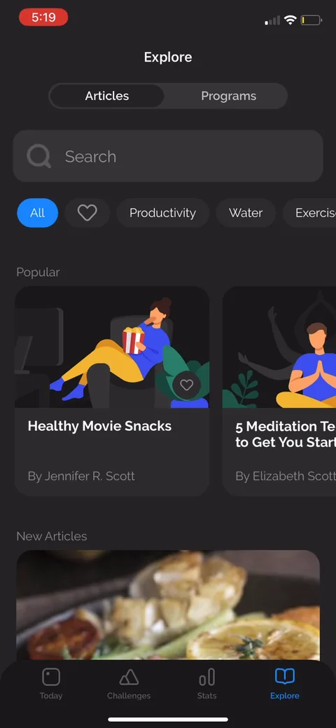 Productive onboarding screen 62