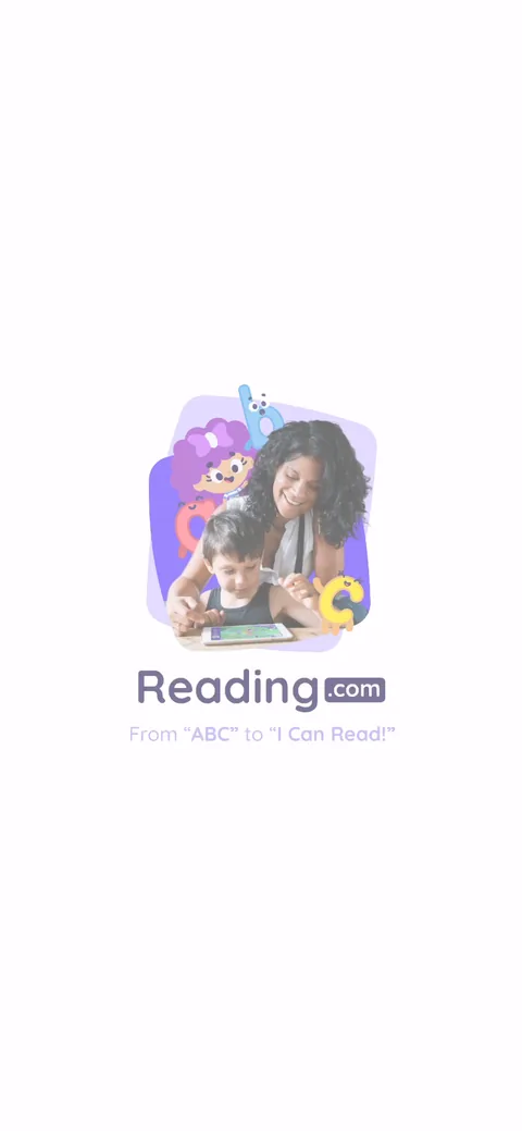 Readingcom onboarding screen 1