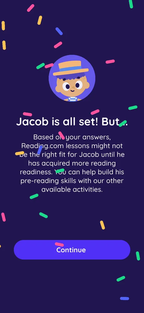 Readingcom onboarding screen 18