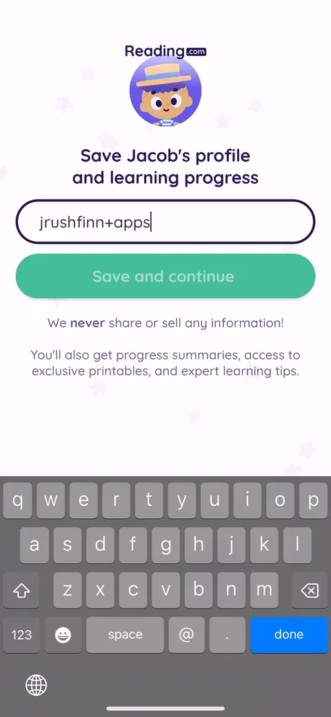 Readingcom onboarding screen 25