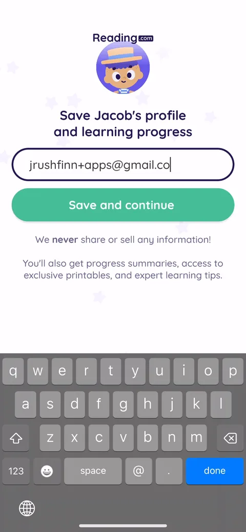 Readingcom onboarding screen 30