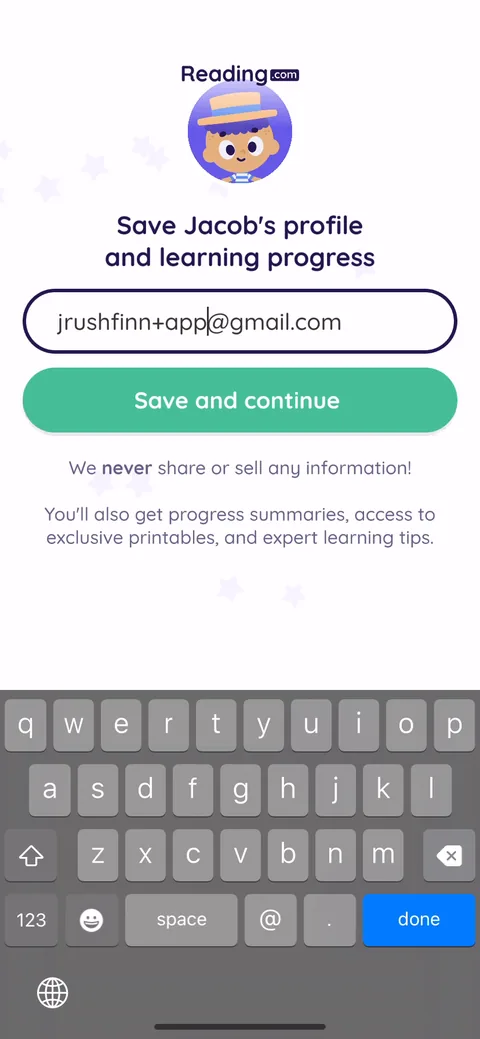 Readingcom onboarding screen 33