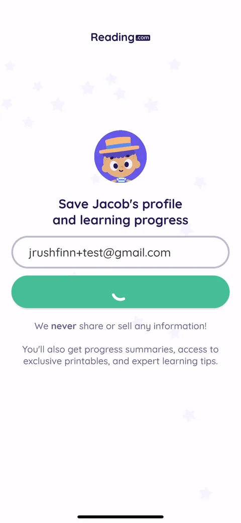 Readingcom onboarding screen 34