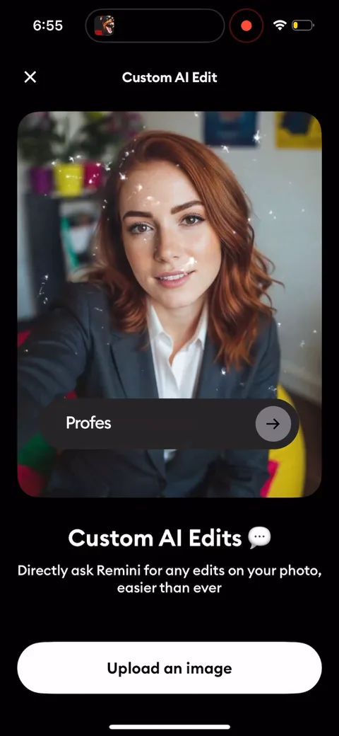 Remini onboarding screen 29