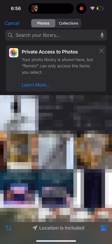 Remini onboarding screen 39