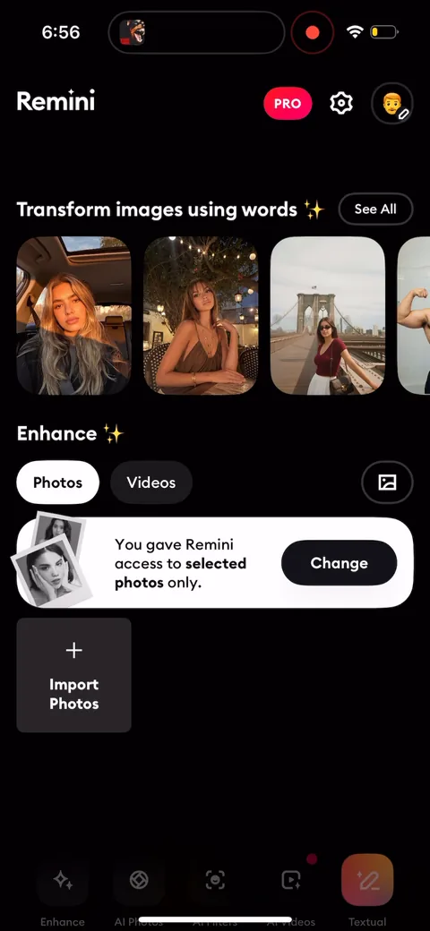 Remini onboarding screen 47