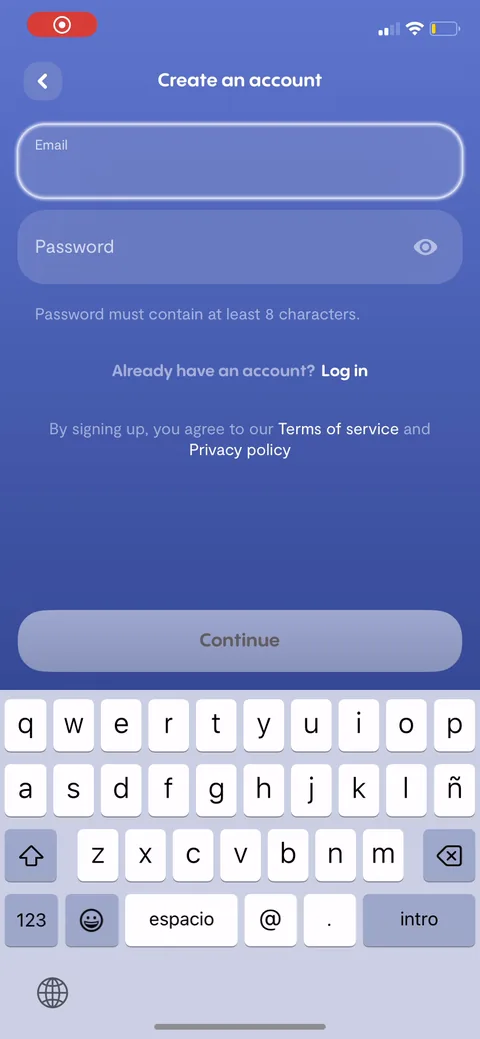 Replika onboarding screen 4