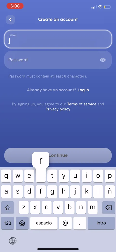 Replika onboarding screen 5