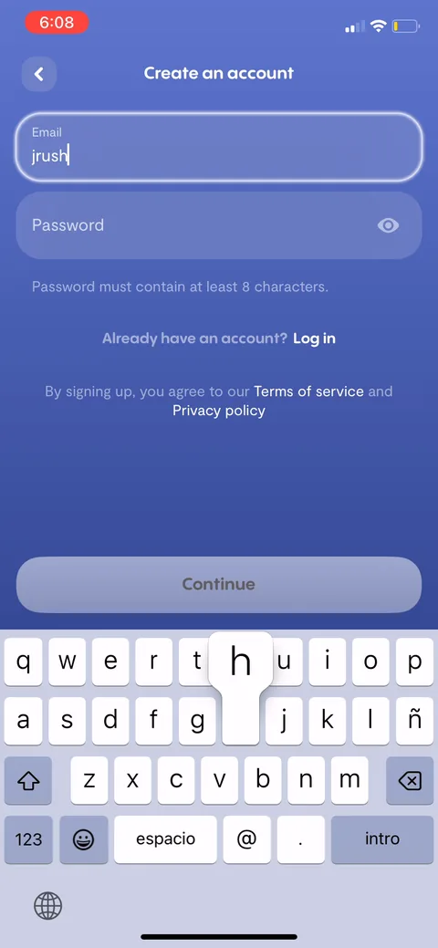 Replika onboarding screen 6