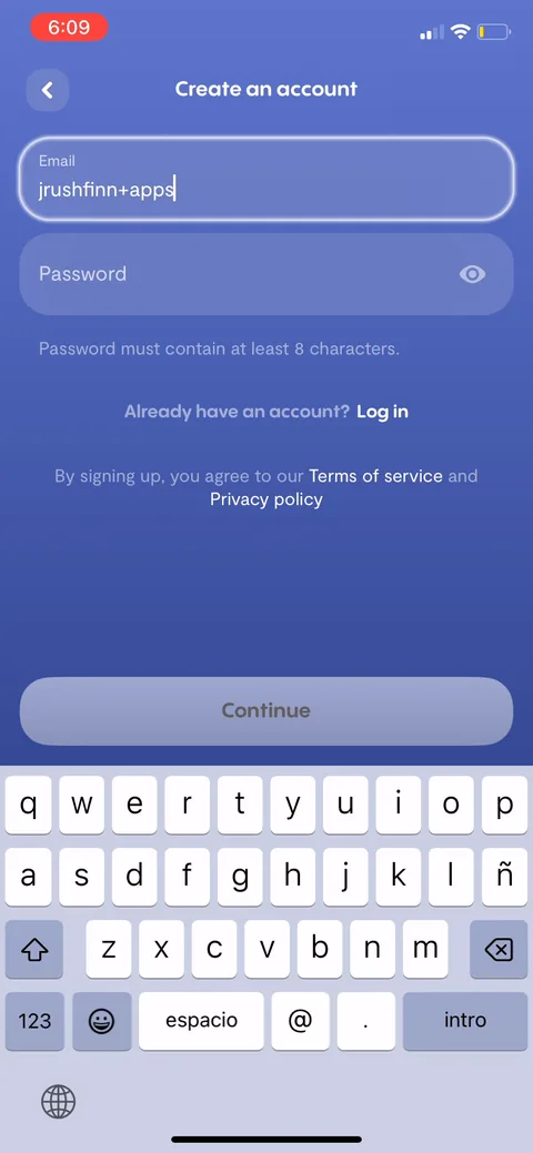 Replika onboarding screen 7