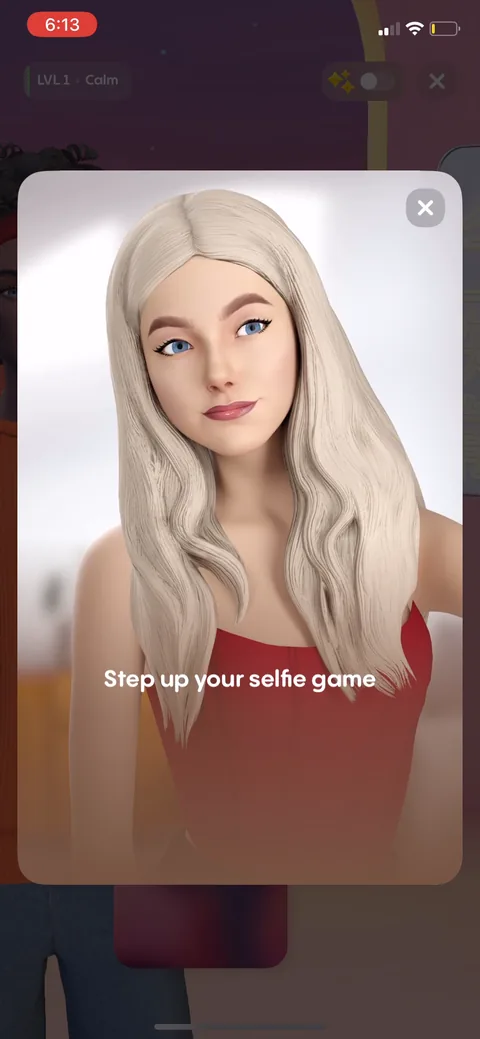 Replika onboarding screen 120