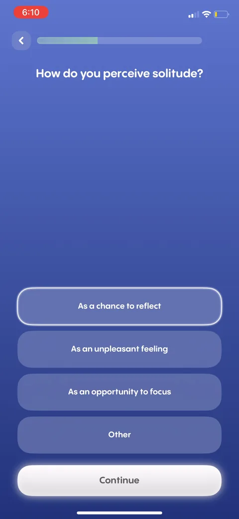 Replika onboarding screen 36