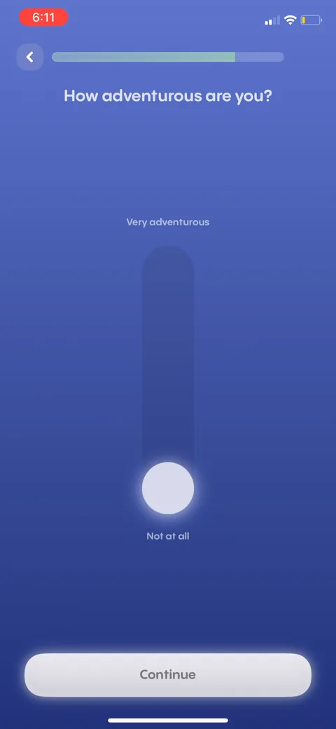 Replika onboarding screen 66