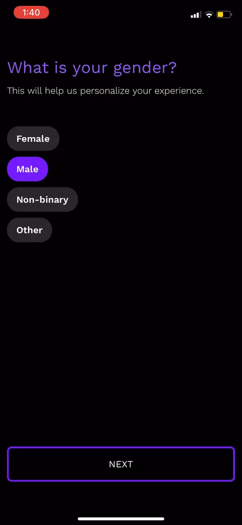 Rise onboarding screen 10