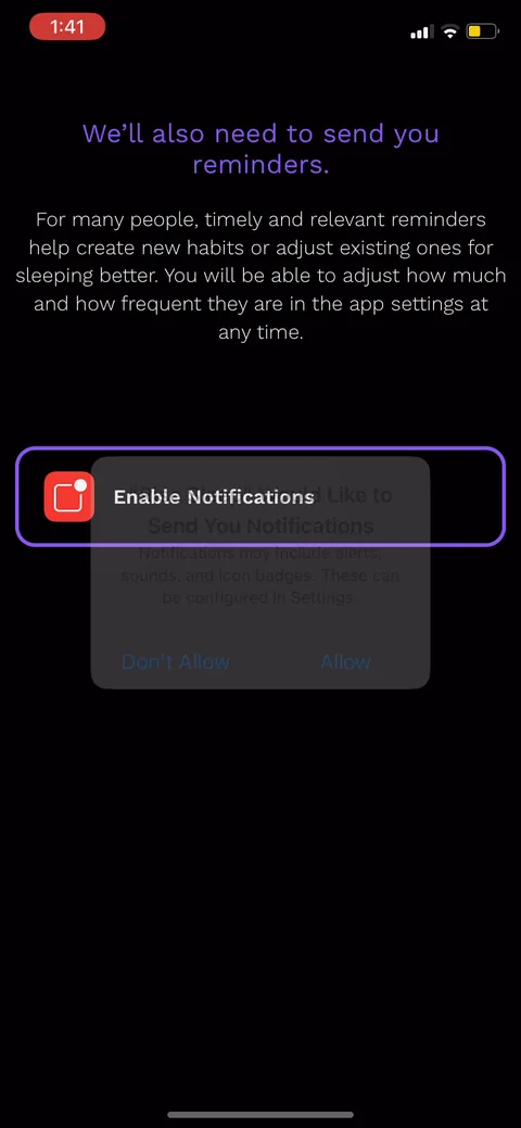 Rise onboarding screen 27