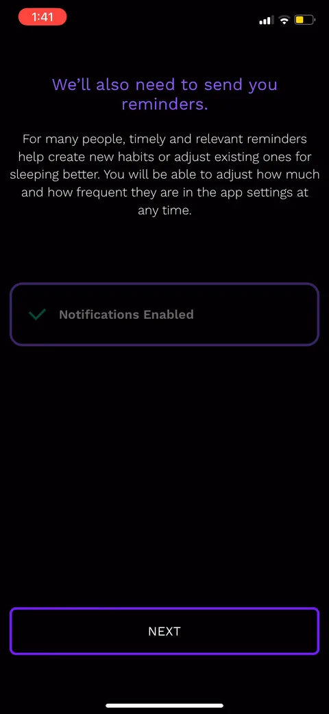 Rise onboarding screen 28