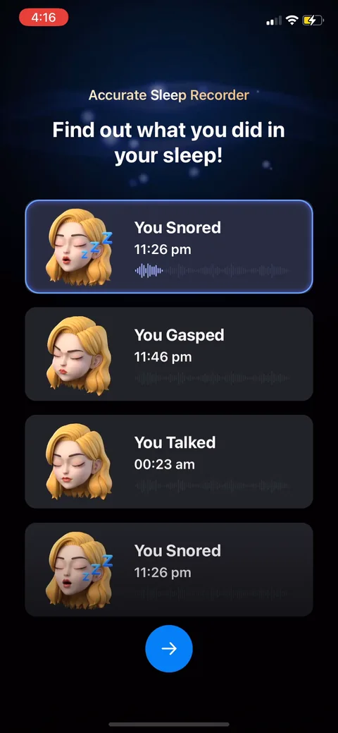 Shuteye onboarding screen 53