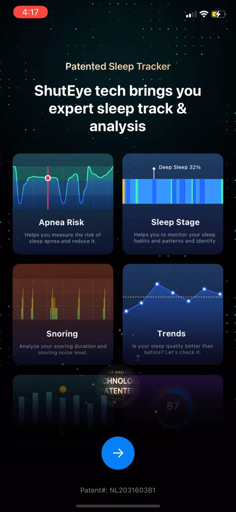 Shuteye onboarding screen 57