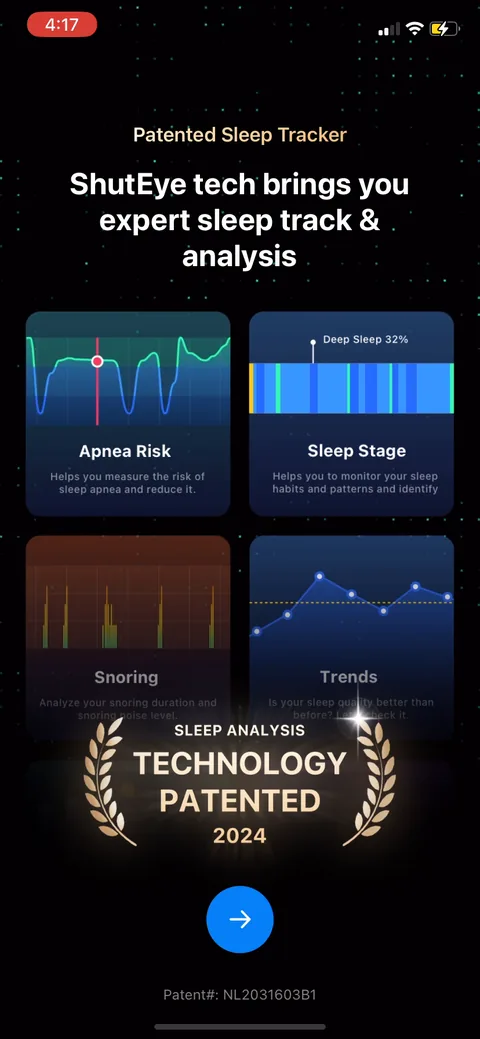 Shuteye onboarding screen 58