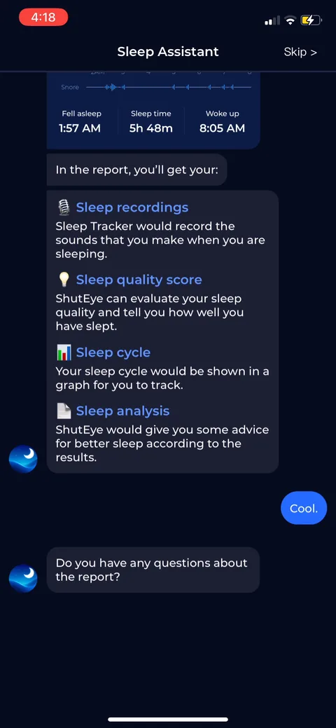 Shuteye onboarding screen 94