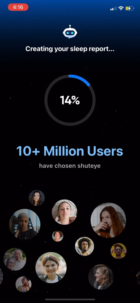 Shuteye onboarding screen 48
