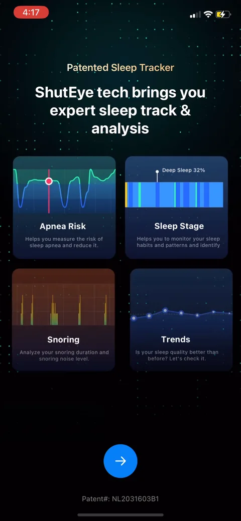 Shuteye onboarding screen 56