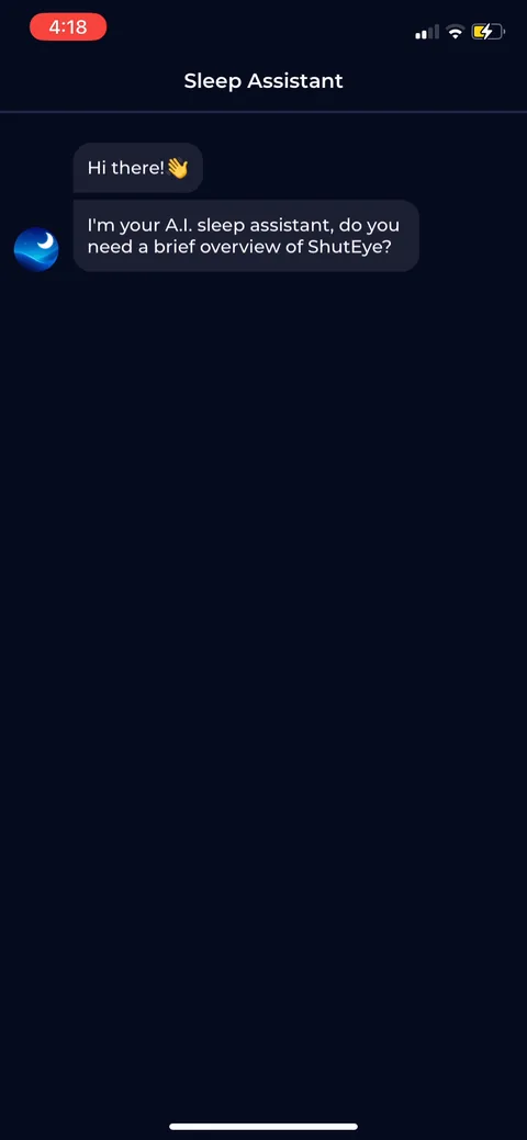 Shuteye onboarding screen 81