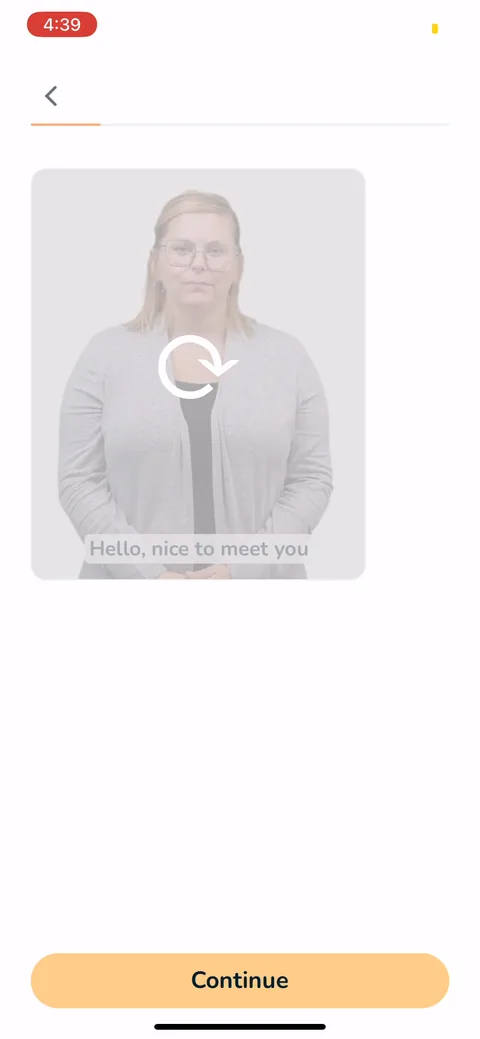 Signlab Asl Bloom onboarding screen 5