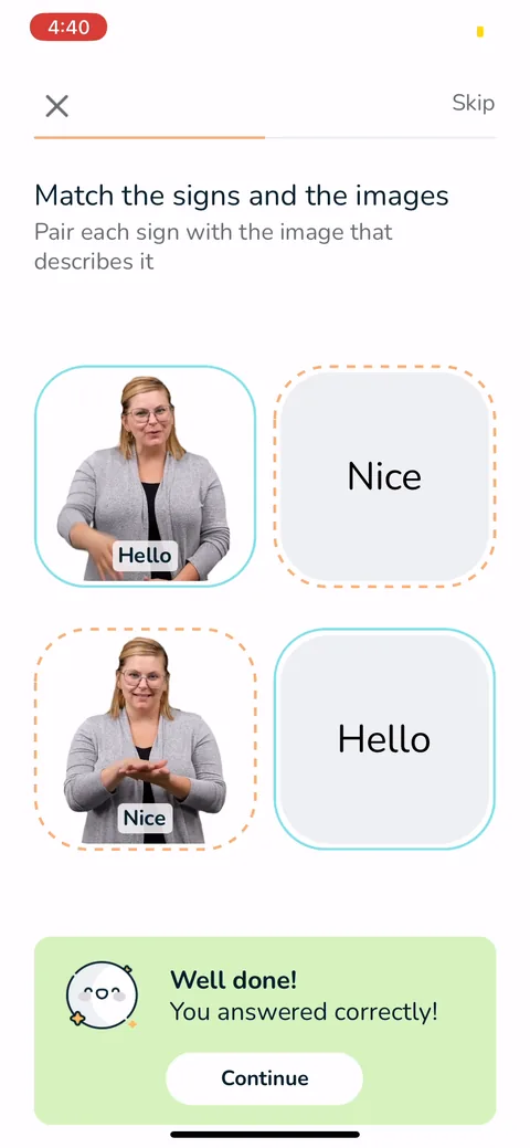 Signlab Asl Bloom onboarding screen 27