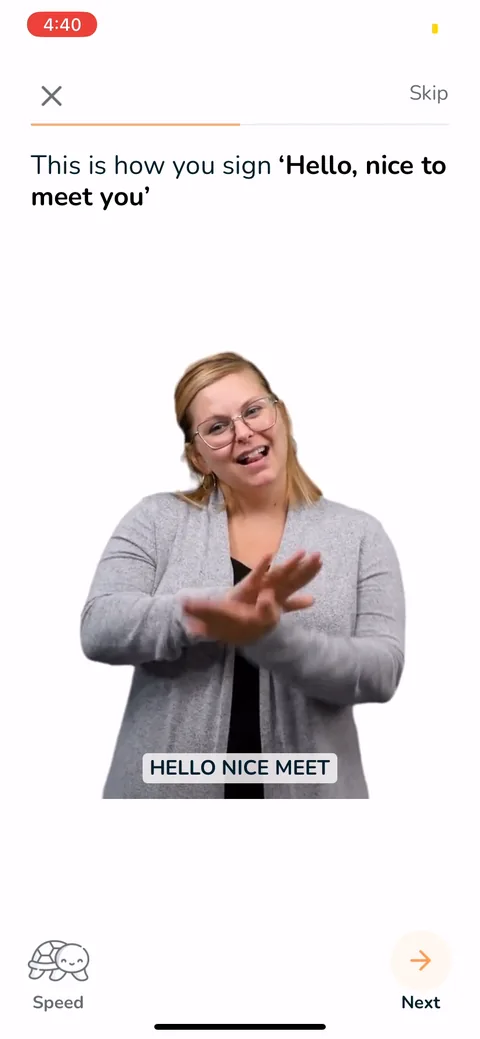 Signlab Asl Bloom onboarding screen 34