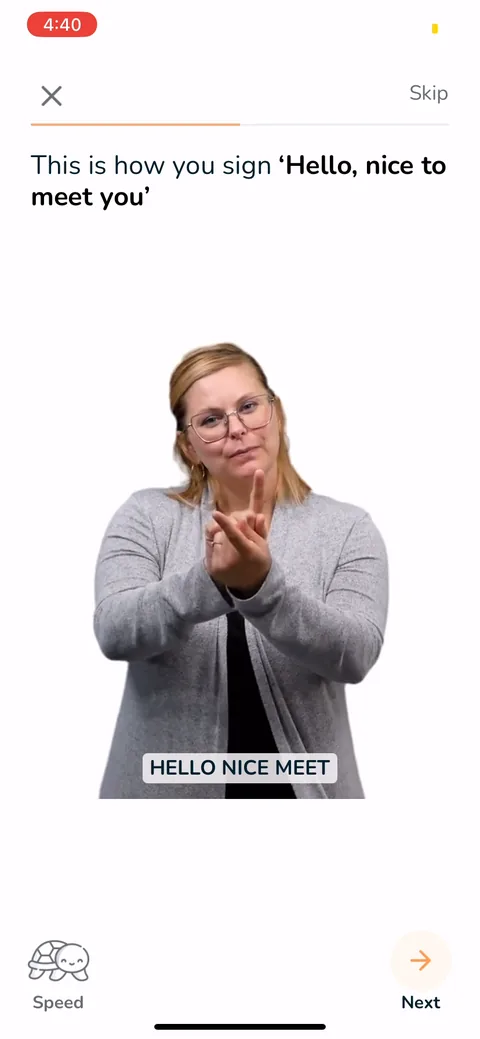 Signlab Asl Bloom onboarding screen 35