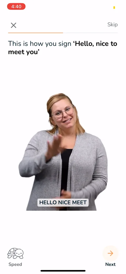 Signlab Asl Bloom onboarding screen 36