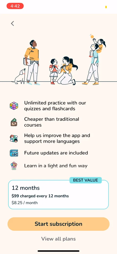 Signlab Asl Bloom onboarding screen 66