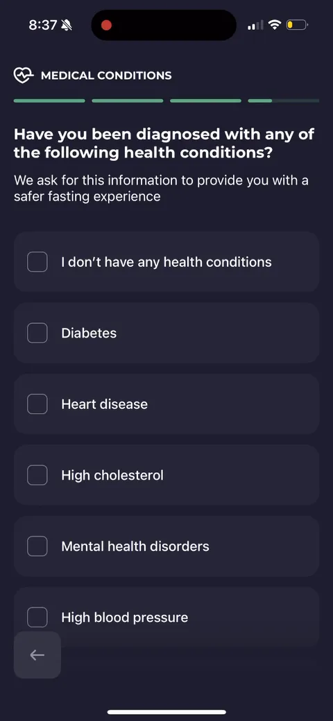 Simple Fitness onboarding screen 112