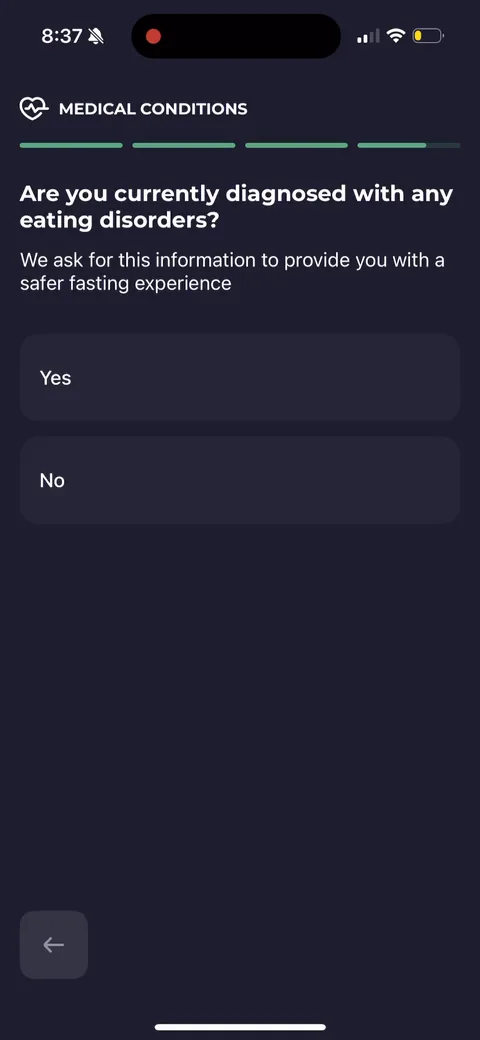 Simple Fitness onboarding screen 114