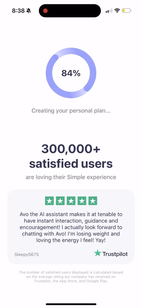 Simple Fitness onboarding screen 124