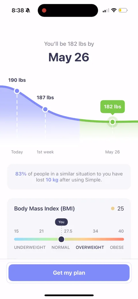 Simple Fitness onboarding screen 128
