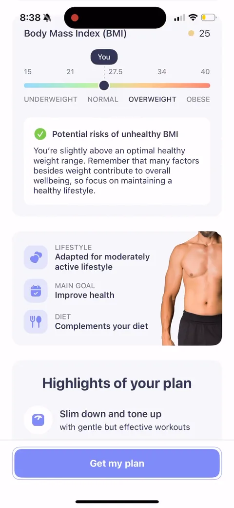 Simple Fitness onboarding screen 131