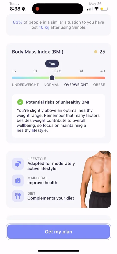 Simple Fitness onboarding screen 139