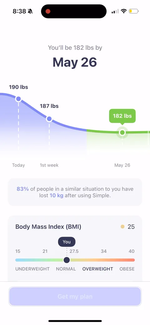 Simple Fitness onboarding screen 141