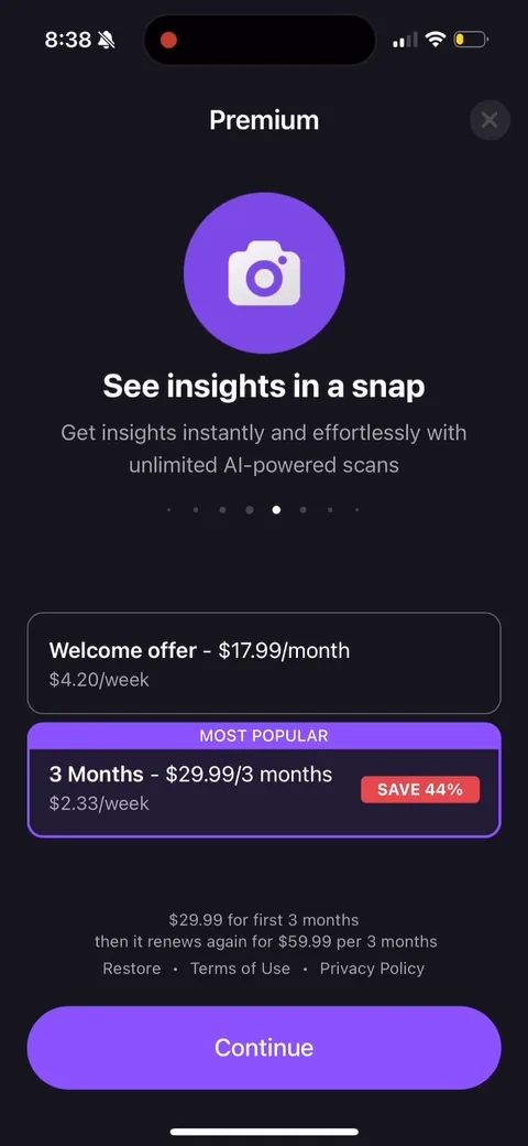 Simple Fitness onboarding screen 145