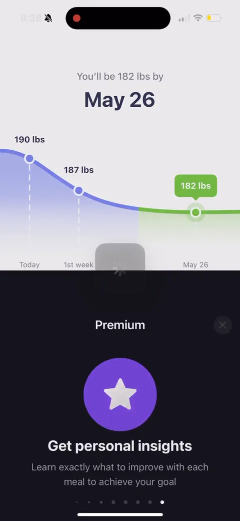Simple Fitness onboarding screen 148