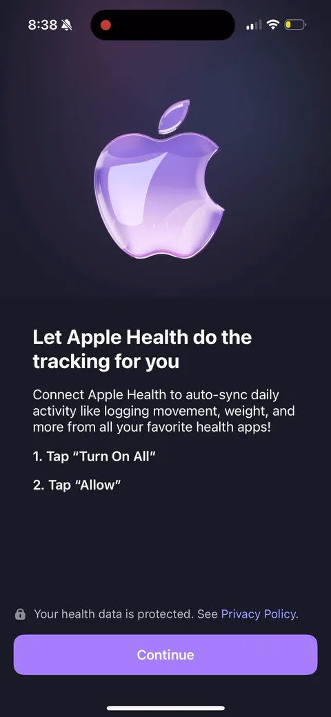 Simple Fitness onboarding screen 151