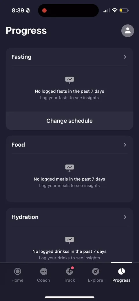 Simple Fitness onboarding screen 169