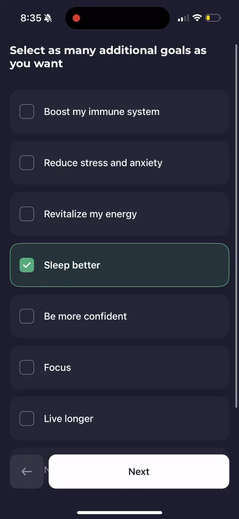Simple Fitness onboarding screen 54