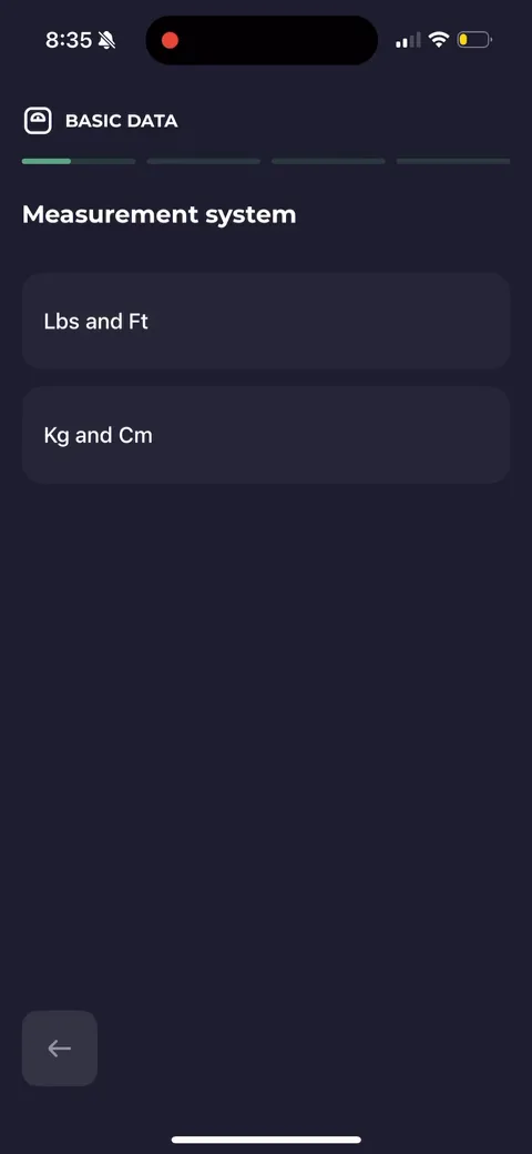 Simple Fitness onboarding screen 60